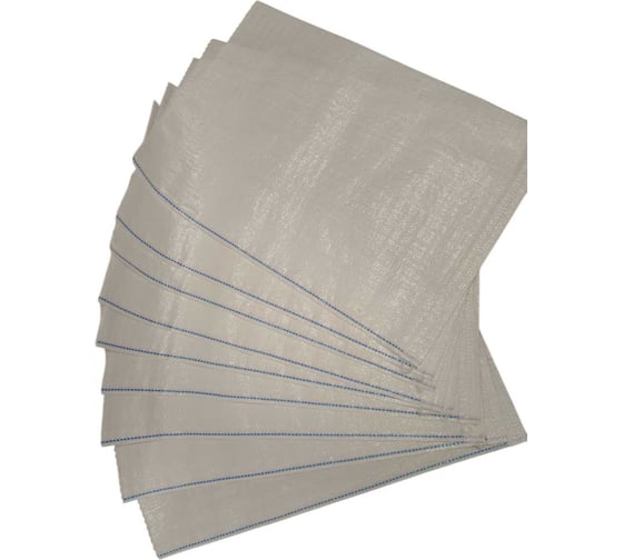 Мешки с ручками РОМТО П\П 10кг, 40x55см, 100шт, белые 5022