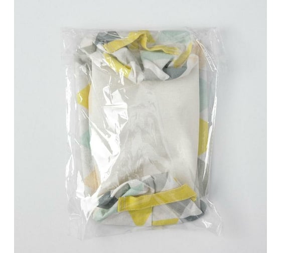Корзина для хранения Доляна Рио с ручками и ПВХ окном 25х17х12.5 см, желтый 5453883