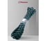 Шнур плетеный полипропиленовый с сердечником Политех 24-прядный Ф10 мм, 20м, 26 ктекс, 400 кгс, черно-зеленый 8001511 5