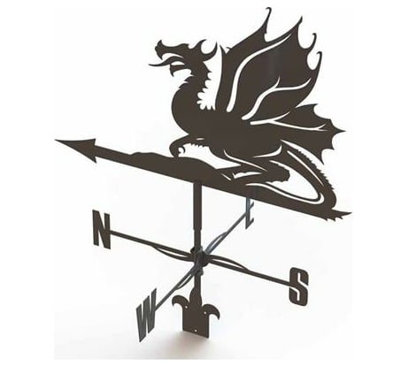 Флюгер PALITRA TECHNOLOGY Дракон маленький 52912-S