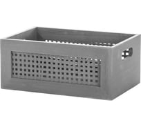 Корзина с бамбуковой вставкой TODI серая, размер S 700-715 806760621826