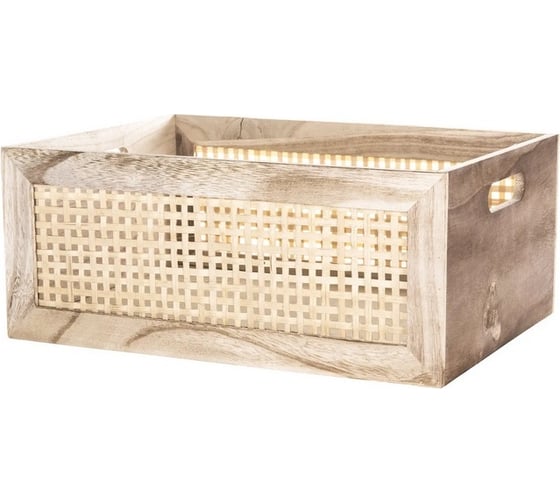 Корзина с бамбуковой вставкой TODI бежевая, размер S 700-725 806925235755 1