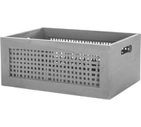 Корзина с бамбуковой вставкой TODI серая, размер M 700-714 806499800059