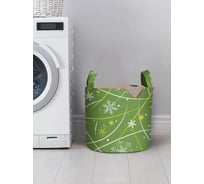 Корзина для хранения вещей JoyArty Приятные снежинки 35x35 см gaba_373160_S