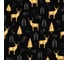 Бумага упаковочная новогодняя Золотая сказка Black.Gold.White 70х100см, 10 дизайнов ассорти 592052 8