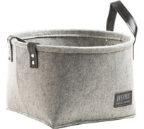 Войлочная корзина с ручкой TODI серая, размер S, 30х20 см 800-103 806404757333