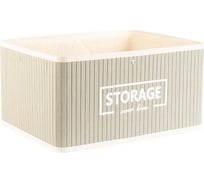 Бамбуковая прямоугольная корзина TODI размер M 700-174 806337605615