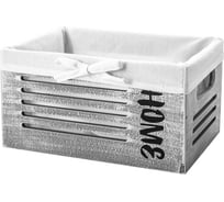 Корзина из МДФ с текстильным вкладышем TODI размер S 700-115 806453096243