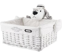 Плетеная корзина с игрушкой TODI размер M 700-672 806298806761