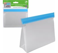 Пакет для заморозки и хранения продуктов МУЛЬТИДОМ с замком zip-lock размер 20х14.5х5 см VL80-479