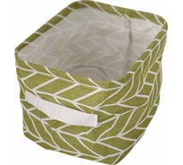 Складная корзина для хранения МУЛЬТИДОМ текстиль размер 20.5х16.5х15 см VL56-107