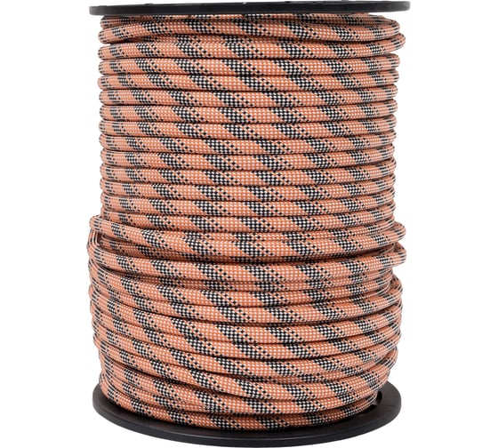 Веревка высокопрочная страховочная статическая 48-ми прядная GIGANT 10 мм 100 м SRG-05 1