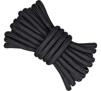 Шнур плетеный полипропиленовый ООО Оптхозторг 10 мм, 10 м, черный 110110