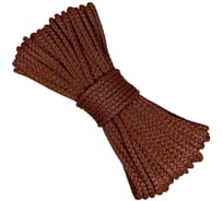 Шнур вязаный полипропиленовый ООО Оптхозторг 6 мм, 30 м, коричневый 306330