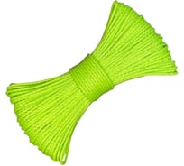 Шнур вязаный полипропиленовый ООО Оптхозторг 4 мм, 100 м, лайм 3040Л100