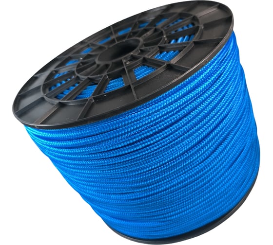 Шнур плетеный полипропиленовый ООО Оптхозторг 8 мм 300 м синий 1084300 1