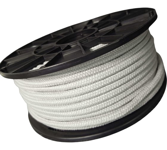 Шнур плетеный полипропиленовый ООО Оптхозторг 8 мм 50 м серый 1080С50 1