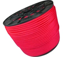 Шнур плетеный полипропиленовый ООО Оптхозторг 8 мм 300 м красный 1087300