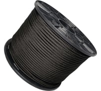 Шнур плетеный полипропиленовый ООО Оптхозторг 6 мм 200 м черный 1061200