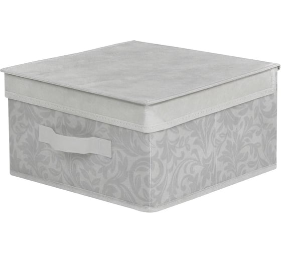 Короб для хранения HAPPI DOME GENTLE 30х30х16 см, с крышкой, складной, полипропилен HHSS-4021-01 1