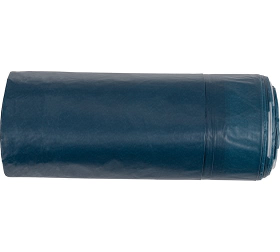 Мешки для мусора синие с завязками особо прочные LAIMA ULTRA (15 шт; 60x70 см; 60 л; 30 мкм; ПСД) ЛАЙМА 607696
