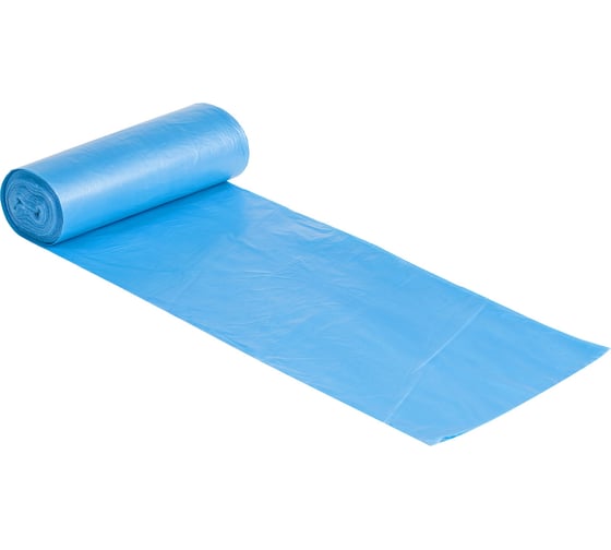 Мешки для мусора синие прочные LAIMA ULTRA (20 шт; 90 л; 70x90 см; 14 мкм; ПНД) ЛАЙМА 607693