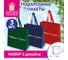 Пакет подарочный Золотая сказка набор 3 шт, 20х20х8см, Business X-Mas Kraft, 592425 2