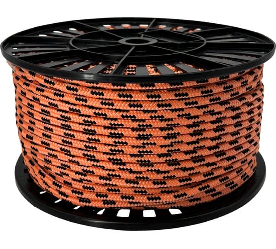 Веревка плетеная п/п, 16 прядей, 8 мм х 100 м Gigant HRS-25 1