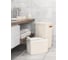 Корзина для белья Econova VELVET 45х29х63 см, 45 л, бежевый 433246207 3
