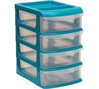 Универсальный бокс IDEA малый 4 секции фисташковый М 2764