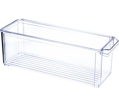 Органайзер IDEA для холодильника 10х30х10 см с крышкой М 1585