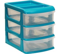 Универсальный бокс IDEA большой 3 секции фисташковый М 2767