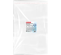 Пакеты BRAUBERG БОПП с клеевым клапаном, КОМПЛЕКТ 100шт, 25х35+4см, 30мкм с усиленным швом 700409