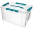 ЯЩИК ДЛЯ ХРАНЕНИЯ УНИВЕРСАЛЬНЫЙ С ЗАМКАМИ И РУЧКОЙ GRAND BOX Econova 390х290х245ММ, 20Л (Голубой) 435206002 1