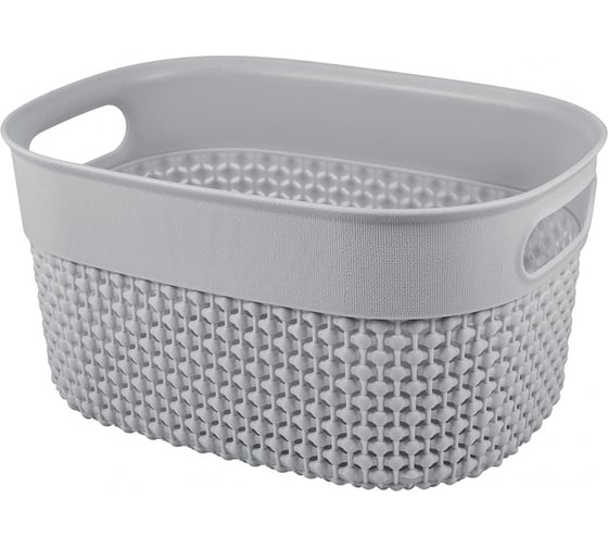 Корзина универсальная PLAST TEAM Oslo, 234 x 173 x 121 мм, серый шторм 244993 1