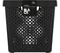 Корзина для хранения PLAST TEAM Black, с крышкой, 20 л, черная 278801 1