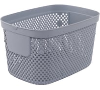 Корзинка HOBBY LIFE NICKEL серая 3л 15.5x22.3x13см HL041290GR