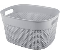 Корзина универсальная PLAST TEAM Oslo, 266 x 221 x 151 мм, серый шторм 244996