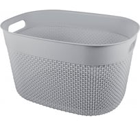 Корзина универсальная PLAST TEAM Oslo, 380 x 284 x 221 мм, серый шторм 244990