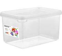 Контейнер для хранения PLAST TEAM Creative, прямоугольный, с крышкой, 12,5 x 8,5 x 7,3 см 278813