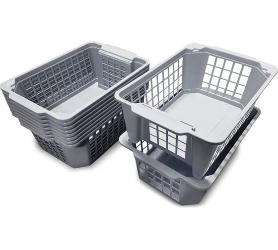Корзина для хранения BEFAST серая (5шт.) КДХСР5S 1