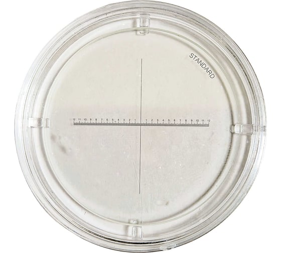 Линза измерительная АЛЬФА-НДТ к лупе ЛИ-3-10x (Standard 0-12) УП-00004449 1