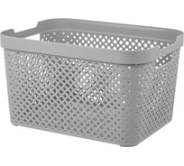 Корзина Plast Team Stockholm, 36 x 27,5 x 20,5 см, серый шторм 280163