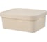 Корзина Plast Team Stockholm, с крышкой, 36 x 27,5 x 13,9 см, молочный туман 280166 1