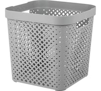 Корзина Plast Team Stockholm, 31 x 31 x 30 см, серый шторм 280165