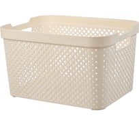 Корзина Plast Team Stockholm, 36 x 27,5 x 20,5 см, молочный туман 280162
