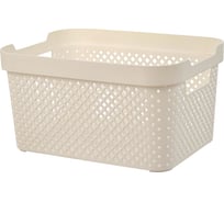 Корзина Plast Team Stockholm, 26,5 x 19,5 x 14 см, молочный туман 280158