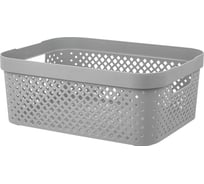 Корзина Plast Team Stockholm, 36 x 27,5 x 13,9 см, серый шторм 280161