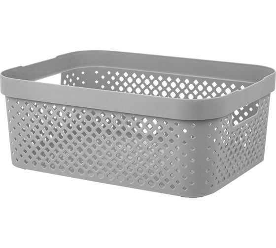 Корзина Plast Team Stockholm, 36 x 27,5 x 13,9 см, серый шторм 280161 1