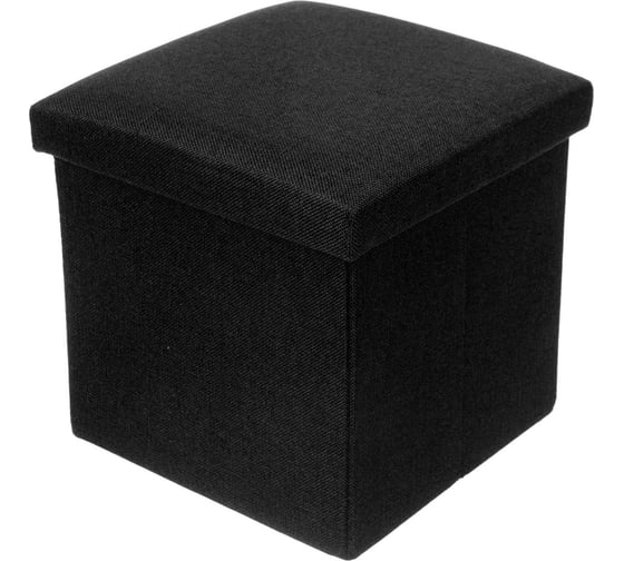 Короб для хранения вещей складной Селфи ВЕСТА, черный, 30х30х30см 980-0038 1